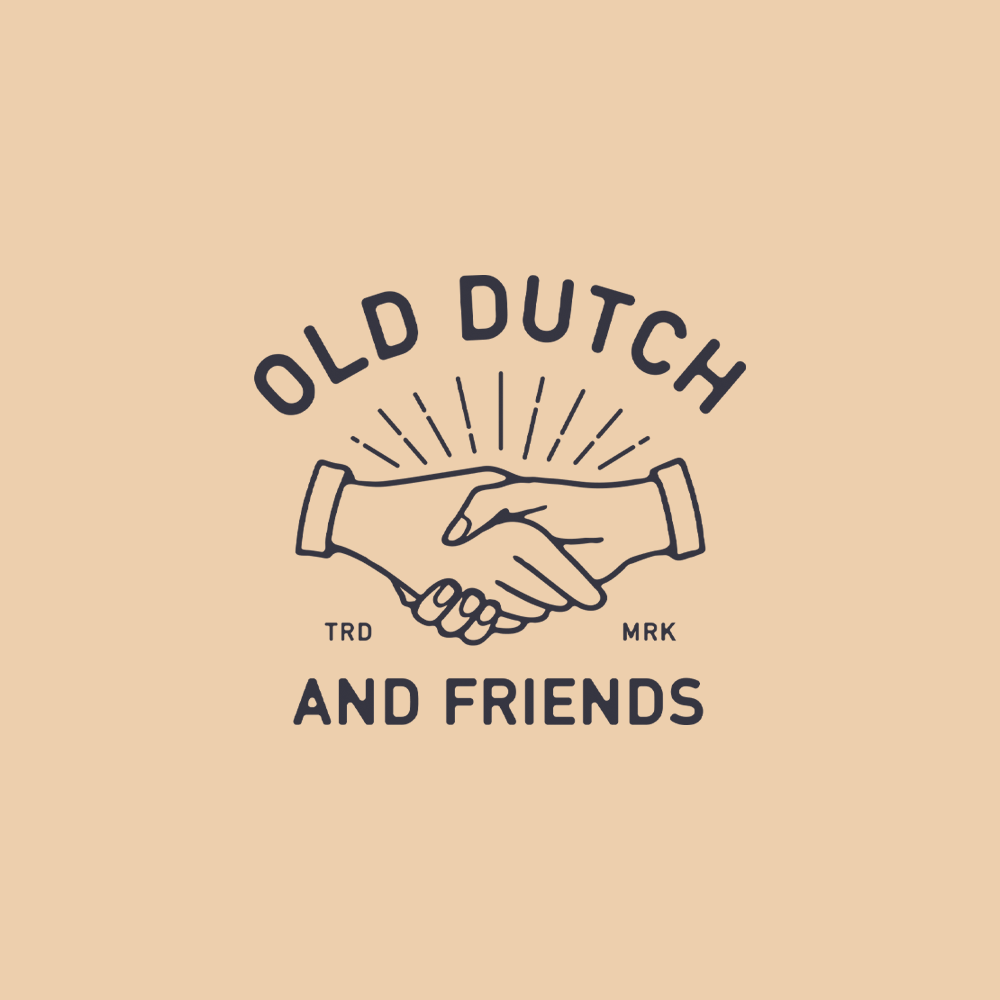 Poster and merchandising design for Old Dutch Leatherworks by Begizuria Design