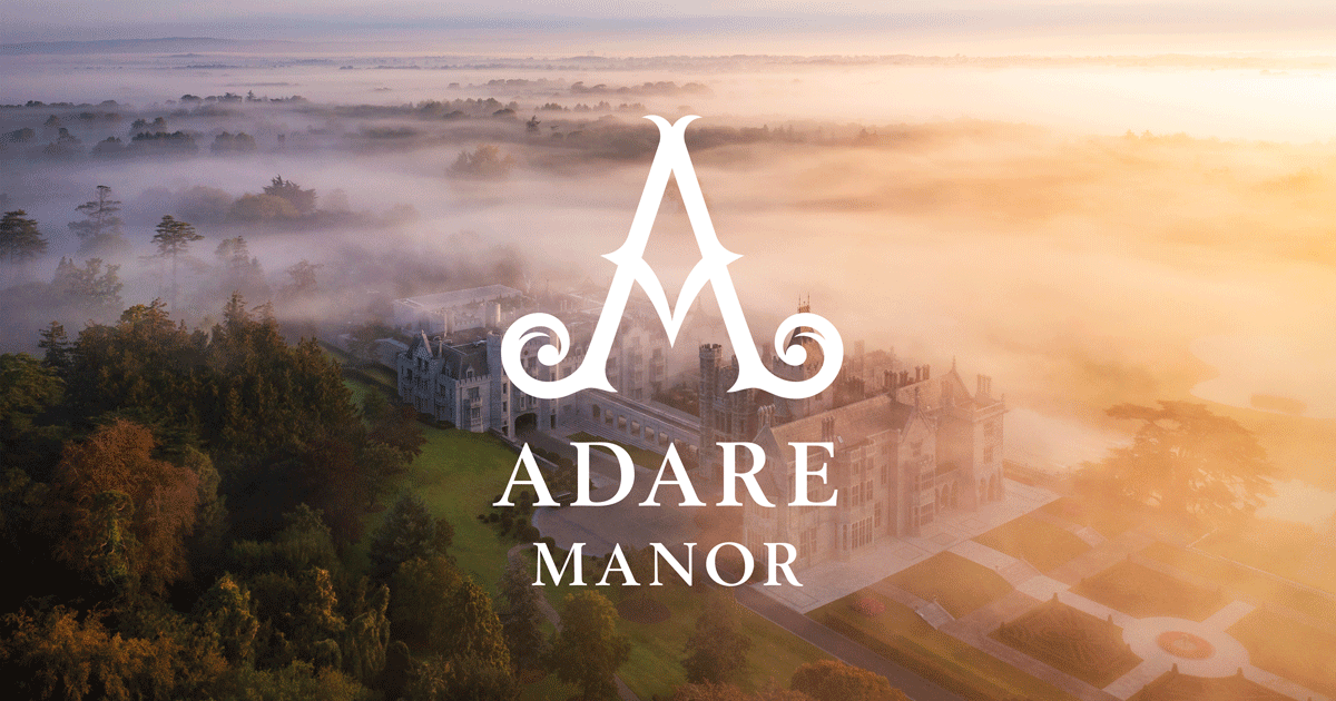 Logo design and magazine layout for Adare Manor by Begizuria Design