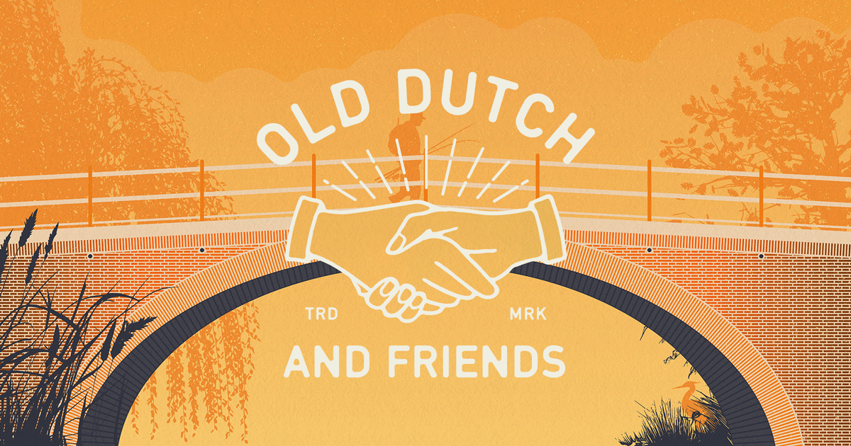 Poster and merchandising design for Old Dutch Leatherworks by Begizuria Design