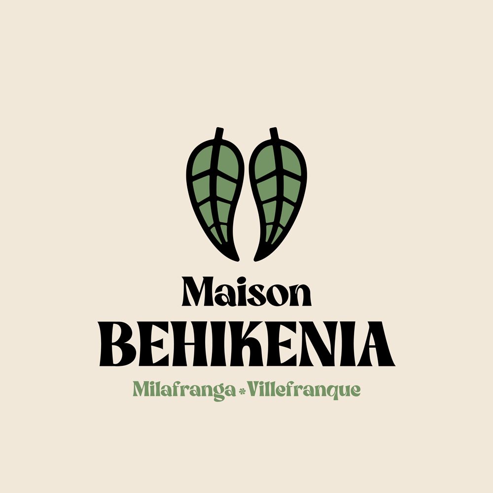 Maison BEHIKENIA Milafranga Basque Country Logo Design