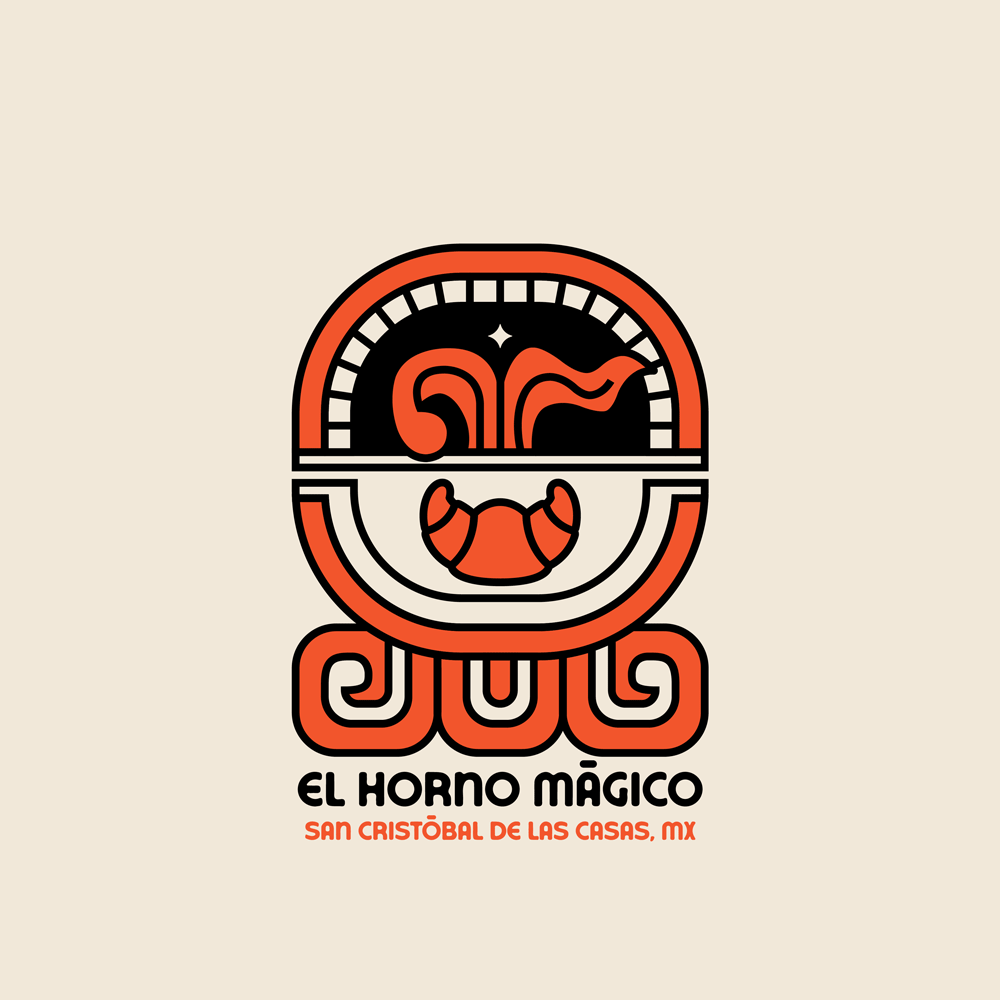 El Horno Mágico San Cristóbal de las Casas México Logo Design